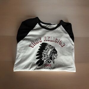 Men’s True Religion Black and White T-Shirt size 3XL.